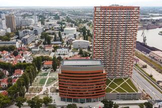 Najvyššia rezidenčná budova v Bratislave je skolaudovaná