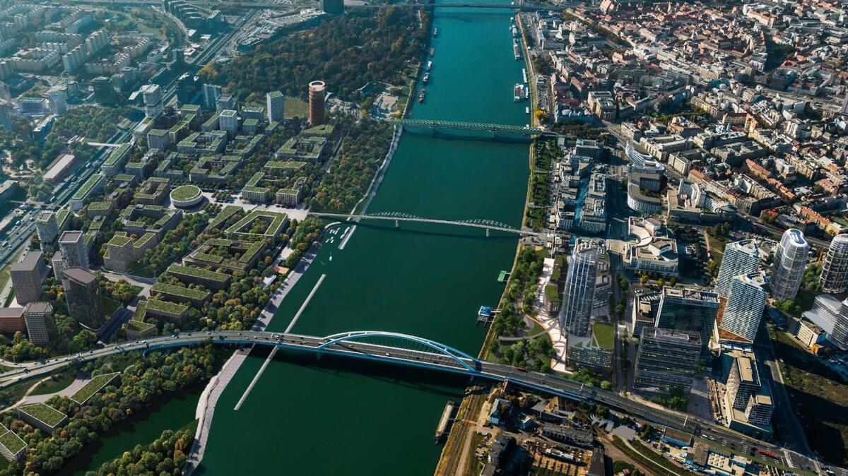 JTRE vyhodnotilo študentskú súťaž na promenádny most do Nového Lida a približuje podobu štvrte