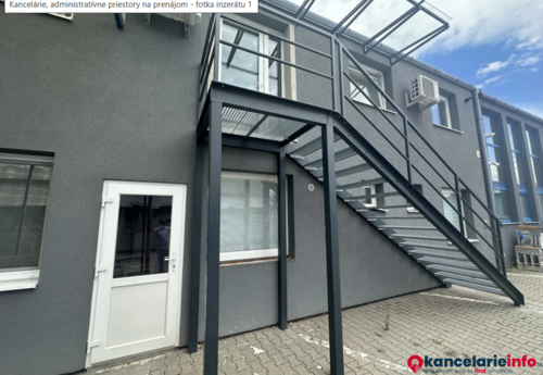 Kancelárie, ktoré majú prenajať ARETÉ REAL - PRENÁJOM 18m2 ADMINISTRATÍVNEHO PRIESTORU, PEZINOK, MYSLENICKÁ